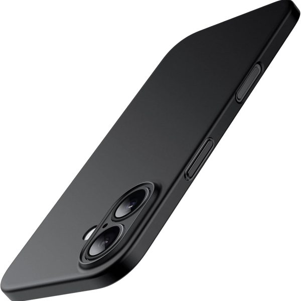 JETech Ultra Slim Case for iPhone 16 Plus, Black