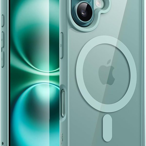 JETech Magnetic Case for iPhone 16 Plus, Teal