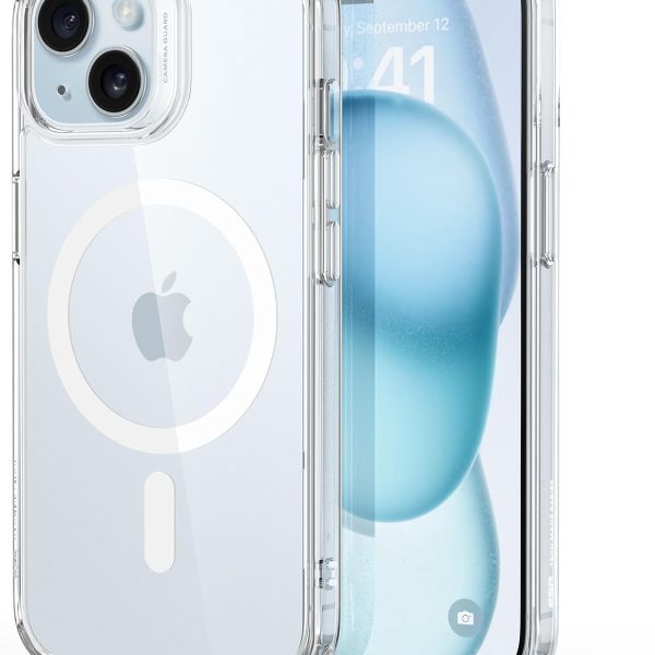 ESR for iPhone 15 Plus Case for MagSafe, Anti-Yellowing, Clear