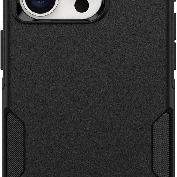 OtterBox iPhone 15 Pro (Only) Commuter Series Case - Black, Slim & Tough, Pocket-Friendly, with Port Protection