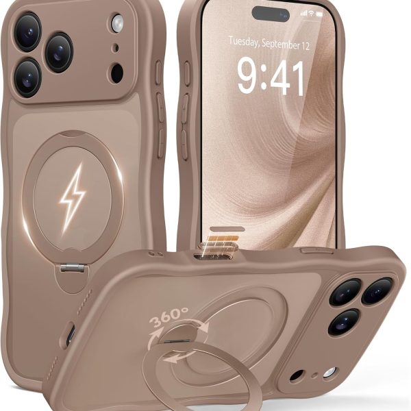 GolbinBox Magnetic for iPhone 17 Pro Case with 360° Stand for Women